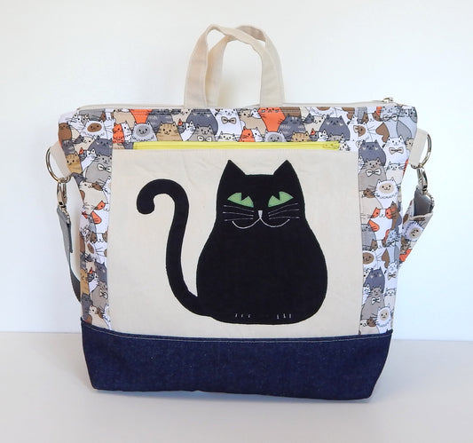 Cat Tote Bag - Orange