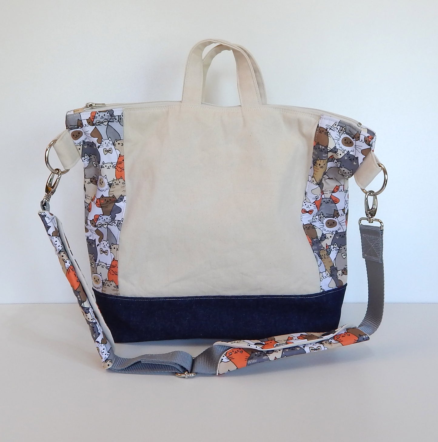 Cat Tote Bag - Orange