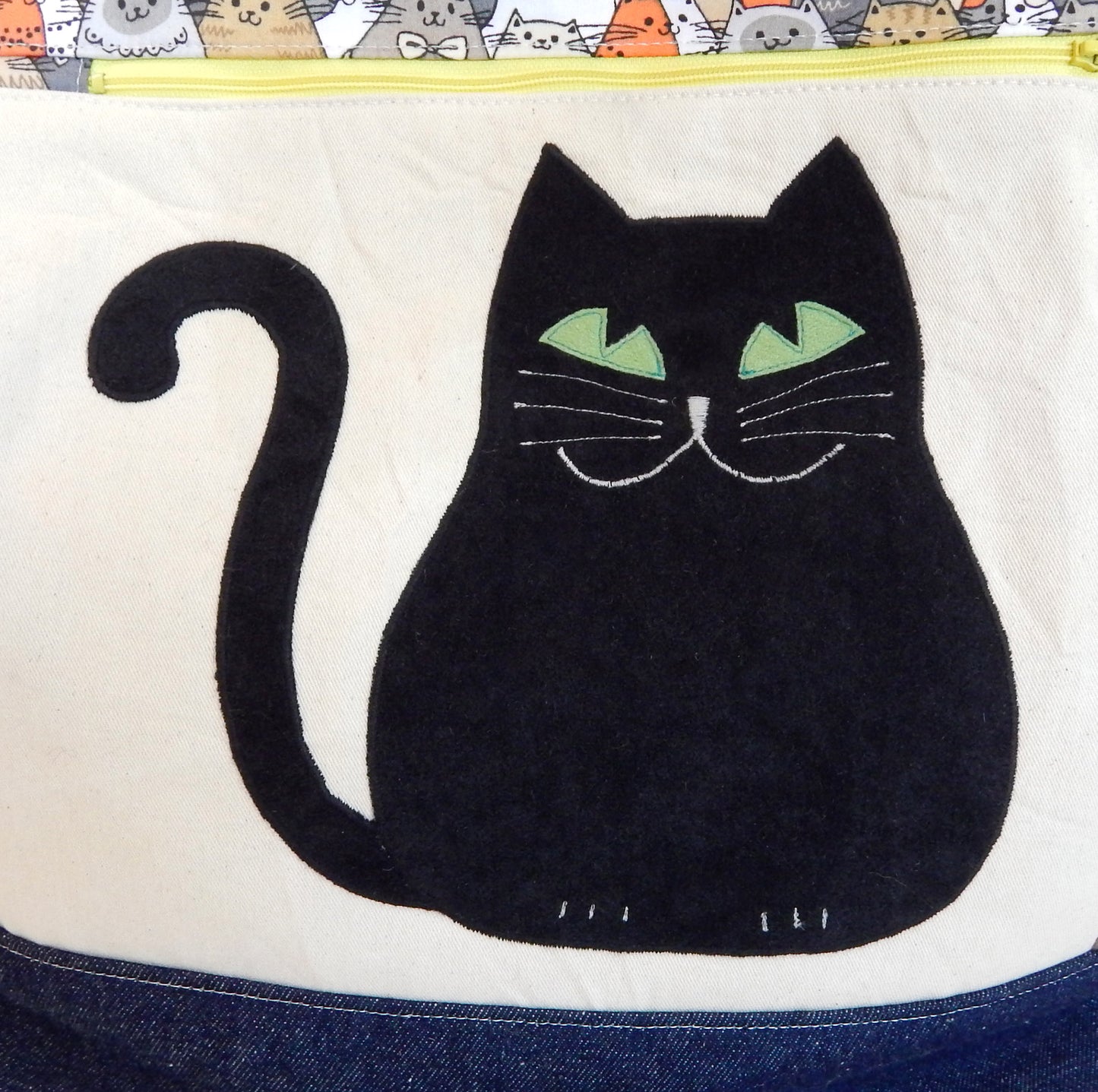 Cat Tote Bag - Orange