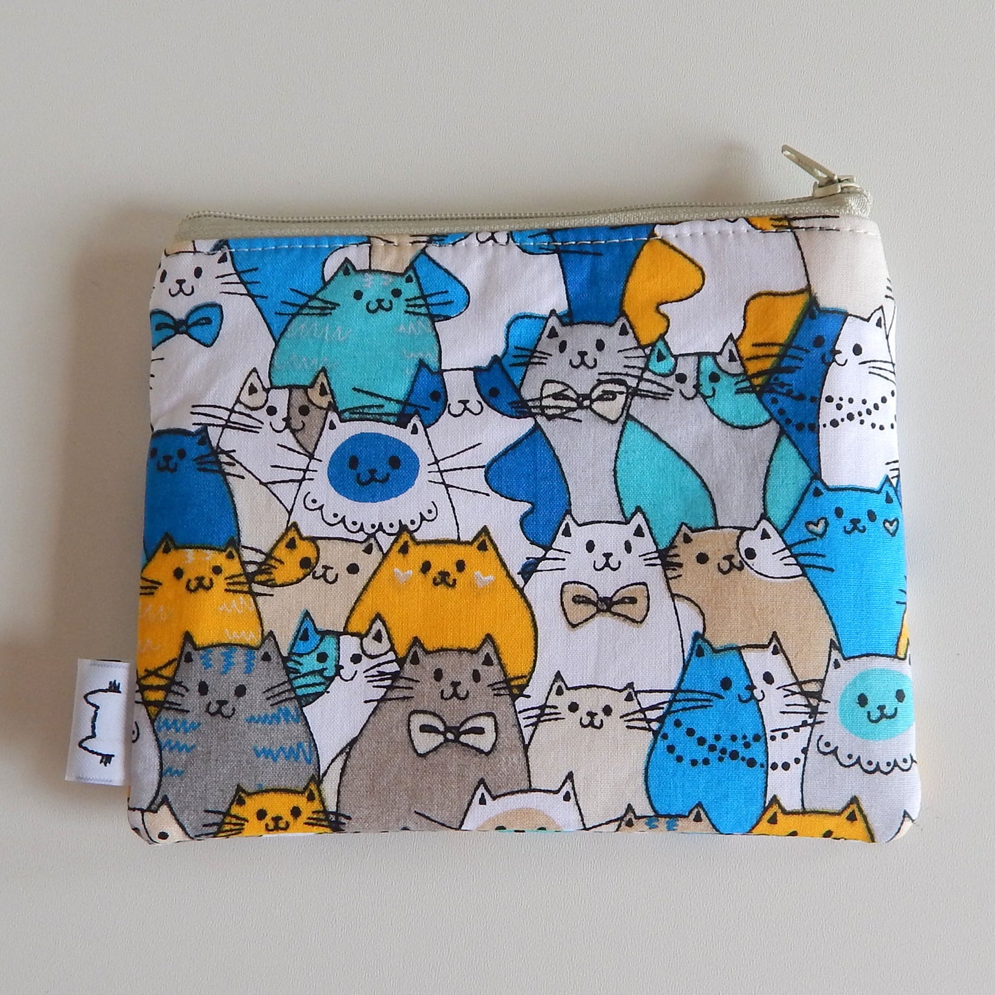 Blue Meow Zip